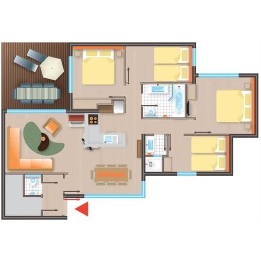 Premium cottage CH286 at Les Hauts de Bruyères